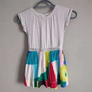 Next Girl's Mixed Media Abstract Print Dress Size 6